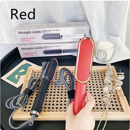 Dual-Function Anion Hair Straightening Comb