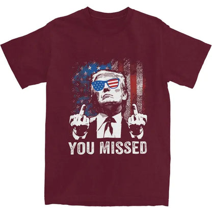 Funny Trump "You Missed" Top Tee