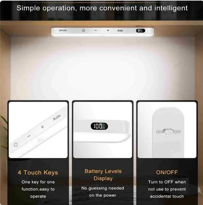 SmartGlow Motion Sensor Cabinet Light with Battery Display