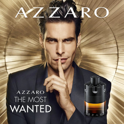 Azzaro The Most Wanted Parfum - Intense Mens Cologne - Spicy & Seductive Fragrance for Date Night - Lasting Wear - Irresistible Luxury Perfumes for Men 3.38 Fl Oz (Pack of 1)