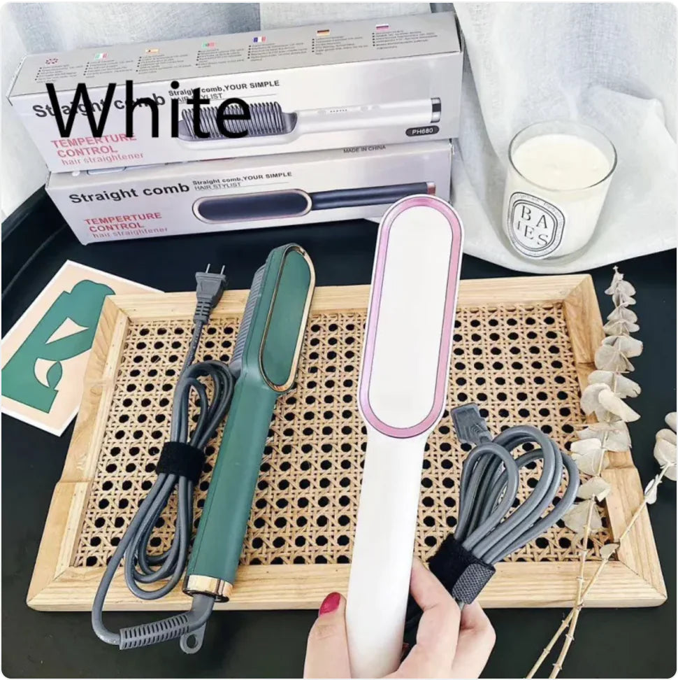 Dual-Function Anion Hair Straightening Comb