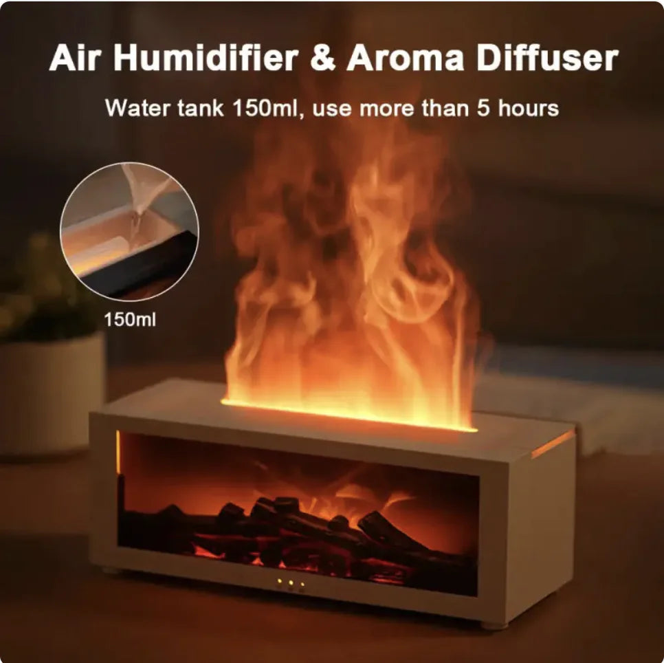 3D Flame Aromatherapy Diffuser & Humidifier