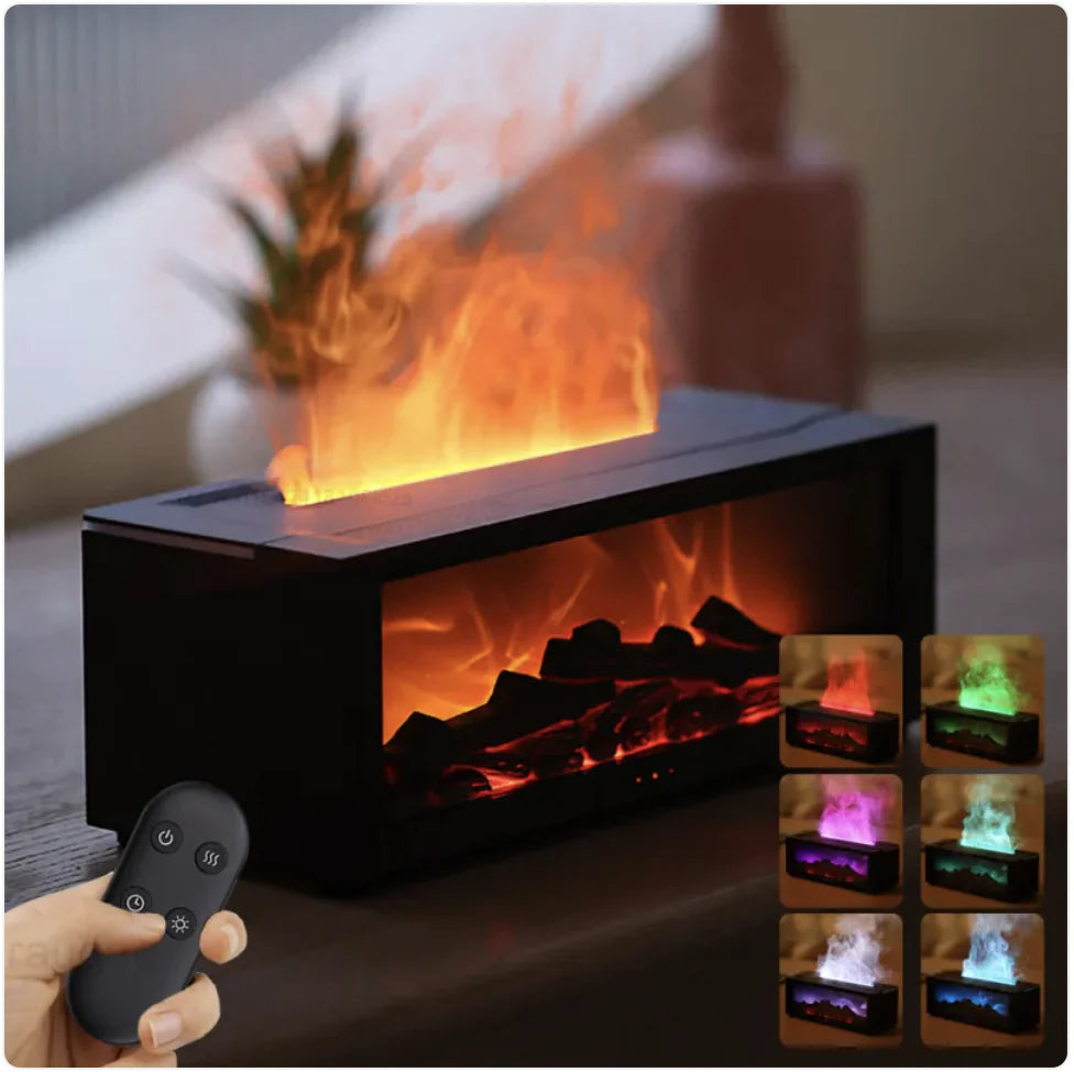 3D Flame Aromatherapy Diffuser & Humidifier